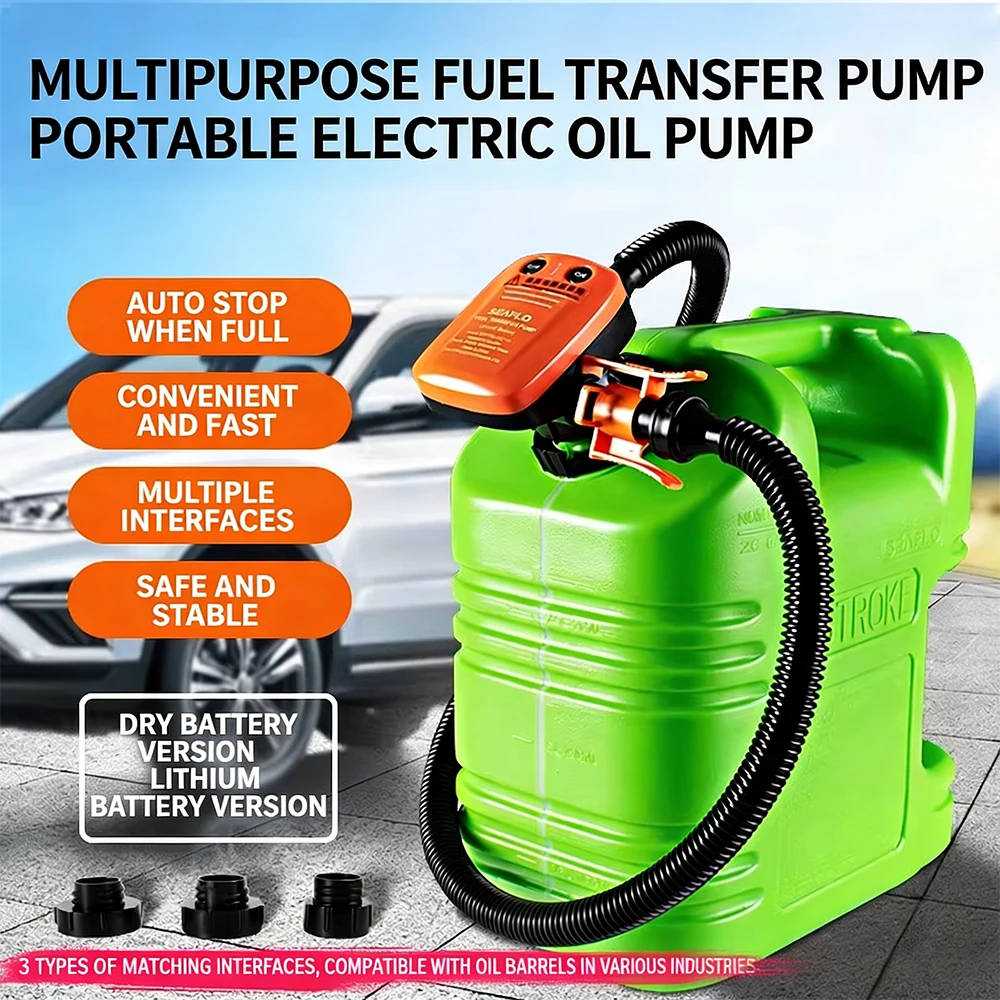 Portable Electric Oil Pumping Pump,lithium Battery Version / Dry Battery Version Oil Pumping Pump Kit,for Car / Yacht Refueling
Portable Electric Oil Pumping Pump,lithium Battery Version / Dry Battery Version Oil Pumping Pump Kit,for Car / Yacht Refueling