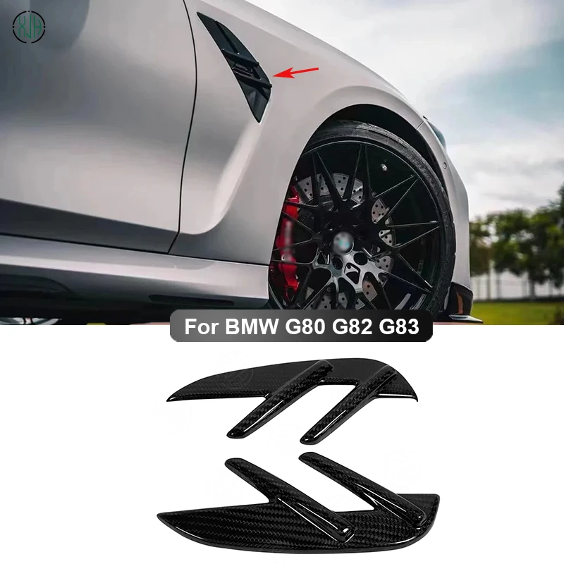 Dry Carbon Fiber Car Front Bumper Side Fender Air Vent Covers Trims Parts For BMW M3 M4 G80 G82 G83 2021+ Body kit
Dry Carbon Fiber Car Front Bumper Side Fender Air Vent Covers Trims Parts For BMW M3 M4 G80 G82 G83 2021+ Body kit