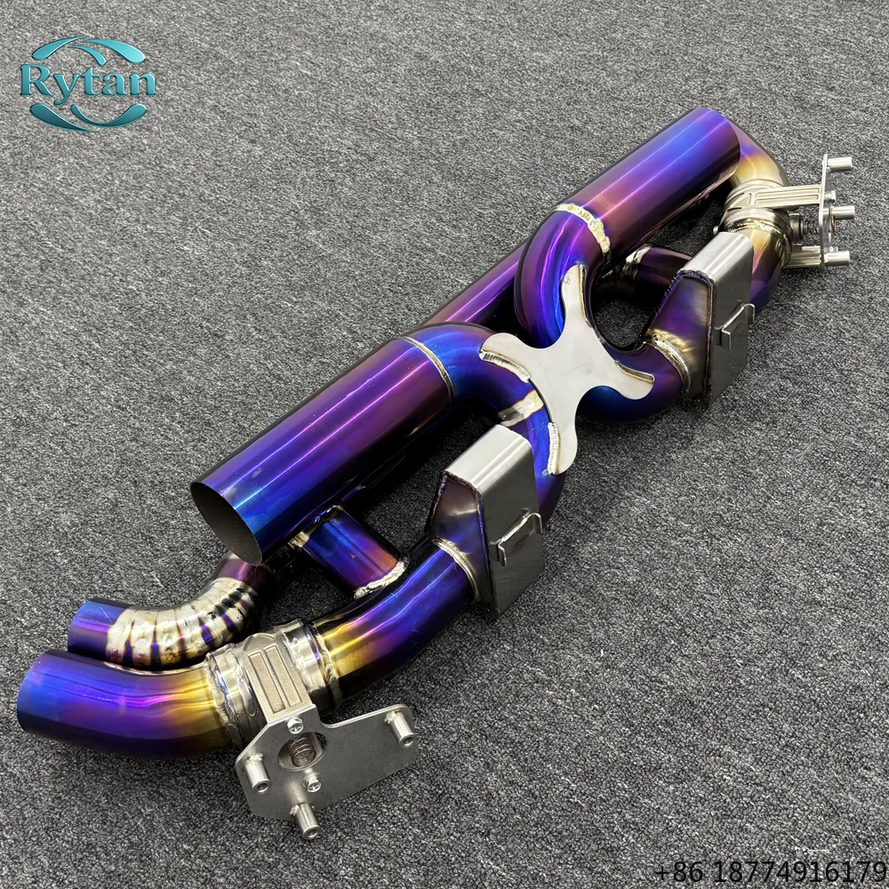 Exhaust Pipe Exhaust Valved High Quality Titanium Valvetronic Exhaust System Catback for 992
Exhaust Pipe Exhaust Valved High Quality Titanium Valvetronic Exhaust System Catback for 992