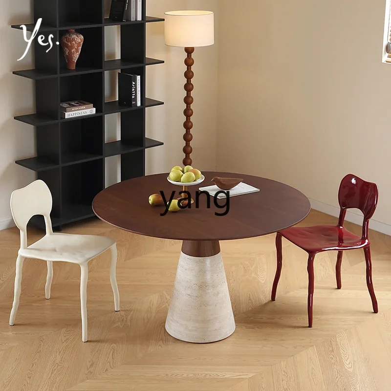 LMM Retro Style Antique Style Travertine Base Walnut Wood
LMM Retro Style Antique Style Travertine Base Walnut Wood