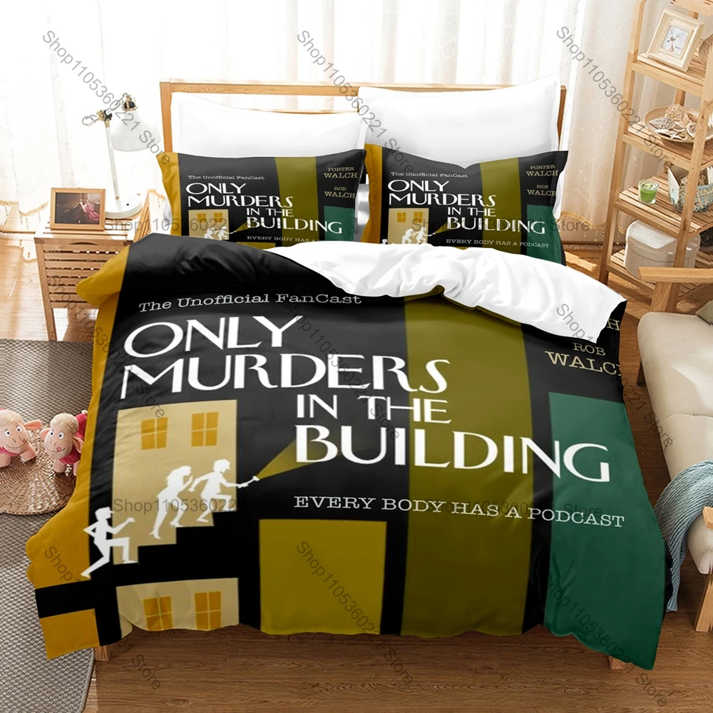 Only Murders in The Building Fan Merch Duvet Cover + 2 Pillowcases, Stylish Print Bedding for Series Lovers Collection
Only Murders in The Building Fan Merch Duvet Cover + 2 Pillowcases, Stylish Print Bedding for Series Lovers Collection