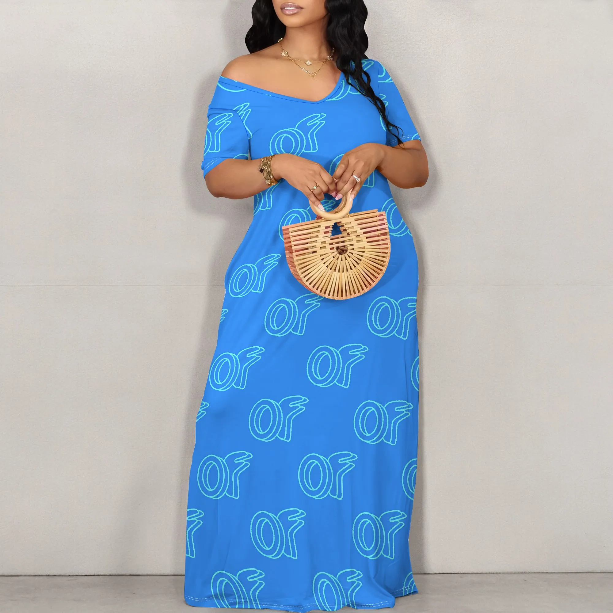 Women's Fashion Summer Pullover Sexy Off Shoulder Backless Long Dress for Women Bodycon Fashion Print Cocktail Party Dress
Women's Fashion Summer Pullover Sexy Off Shoulder Backless Long Dress for Women Bodycon Fashion Print Cocktail Party Dress