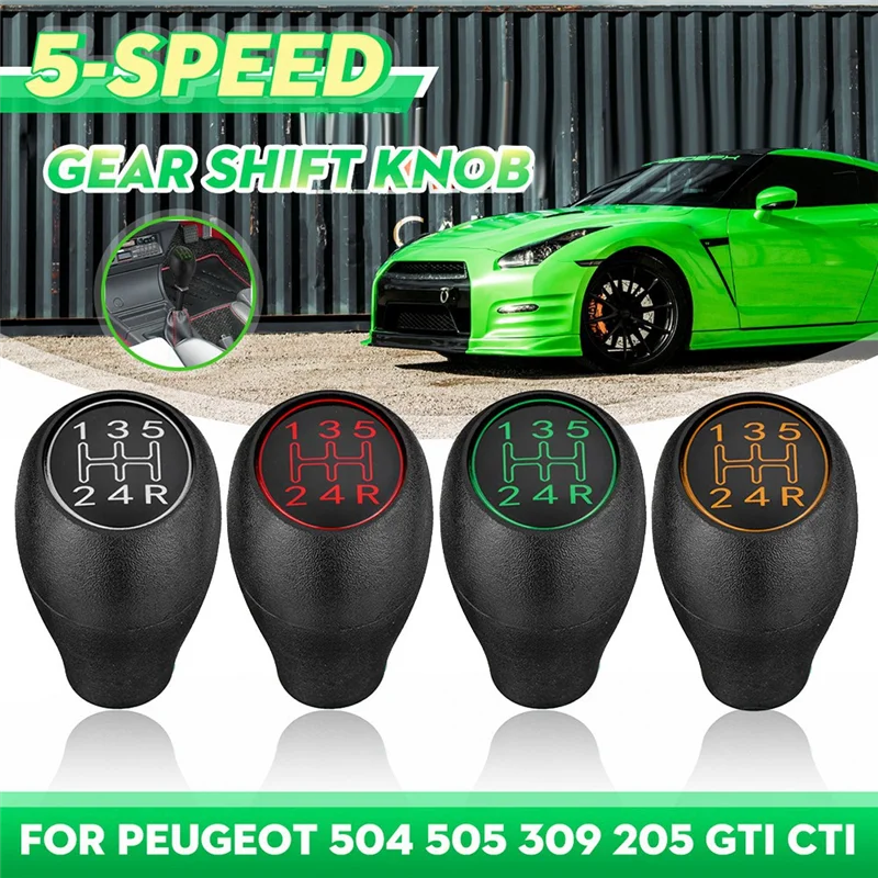 2PCS 5 Speed Manual Car Gear Shift Knob Shifter Lever Handle Stick For 504 505 309 205 CTI Spare Parts Silver ABS-N25R 
2PCS 5 Speed Manual Car Gear Shift Knob Shifter Lever Handle Stick For 504 505 309 205 CTI Spare Parts Silver ABS-N25R