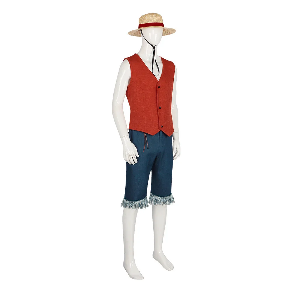 Real Movie Version Cos Cosplay Costume for loween Stage Performance as Luffy from Women's Traditional Clothing
Real Movie Version Cos Cosplay Costume for loween Stage Performance as Luffy from Women's Traditional Clothing