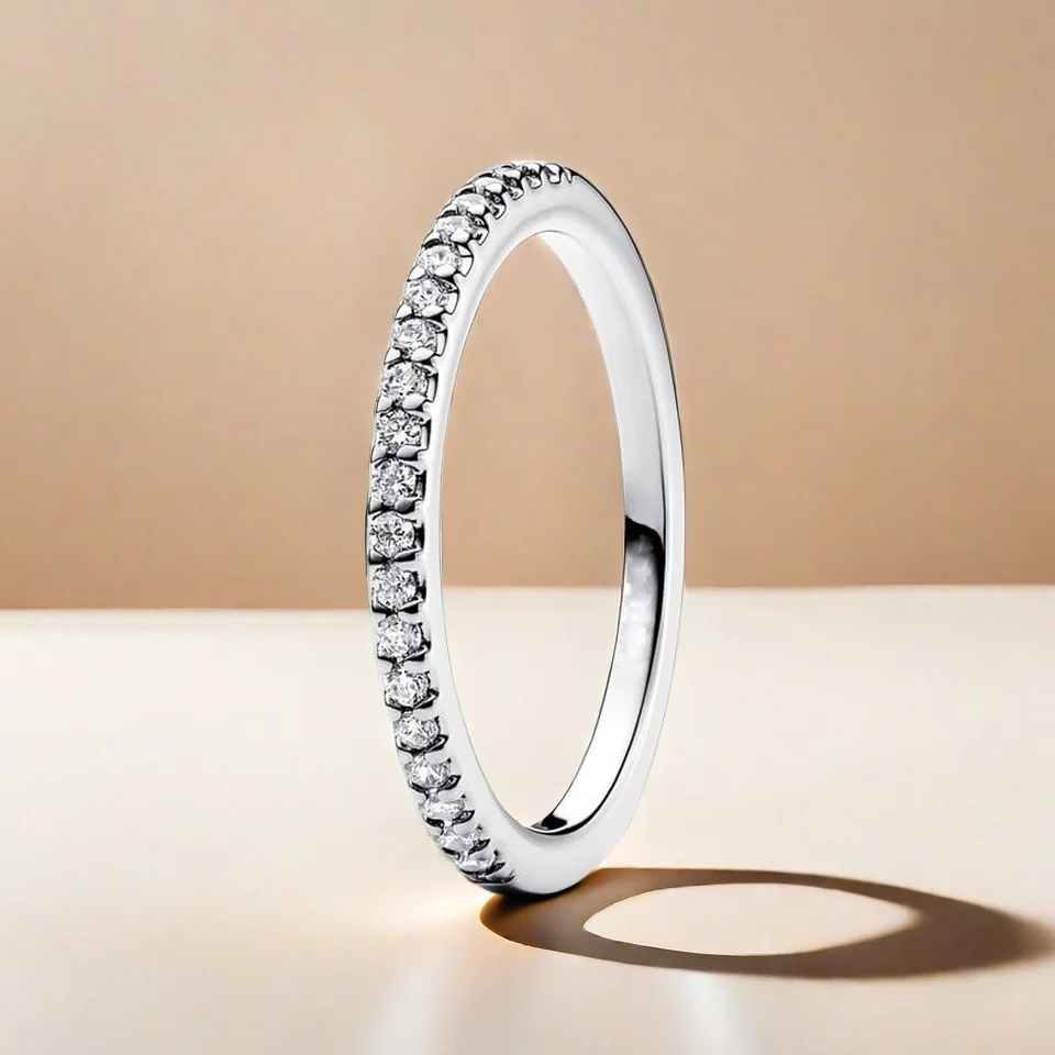 CHARMING Jewelry S925 Pure Silver Ring Sparkling Band Ring for Woman Never Fade Wedding Rings Jewelry Baby Girl Gift for Party
CHARMING Jewelry S925 Pure Silver Ring Sparkling Band Ring for Woman Never Fade Wedding Rings Jewelry Baby Girl Gift for Party