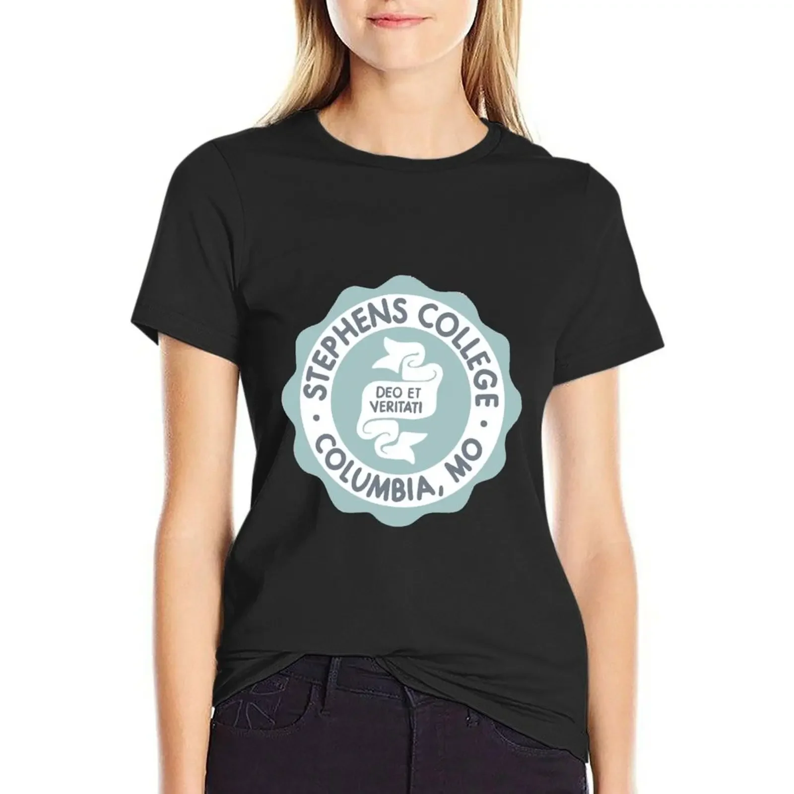Stephens College Logo T-Shirt plus sizes hippie clothes aesthetic clothes Aesthetic clothing black t-shirts for Women 
Stephens College Logo T-Shirt plus sizes hippie clothes aesthetic clothes Aesthetic clothing black t-shirts for Women