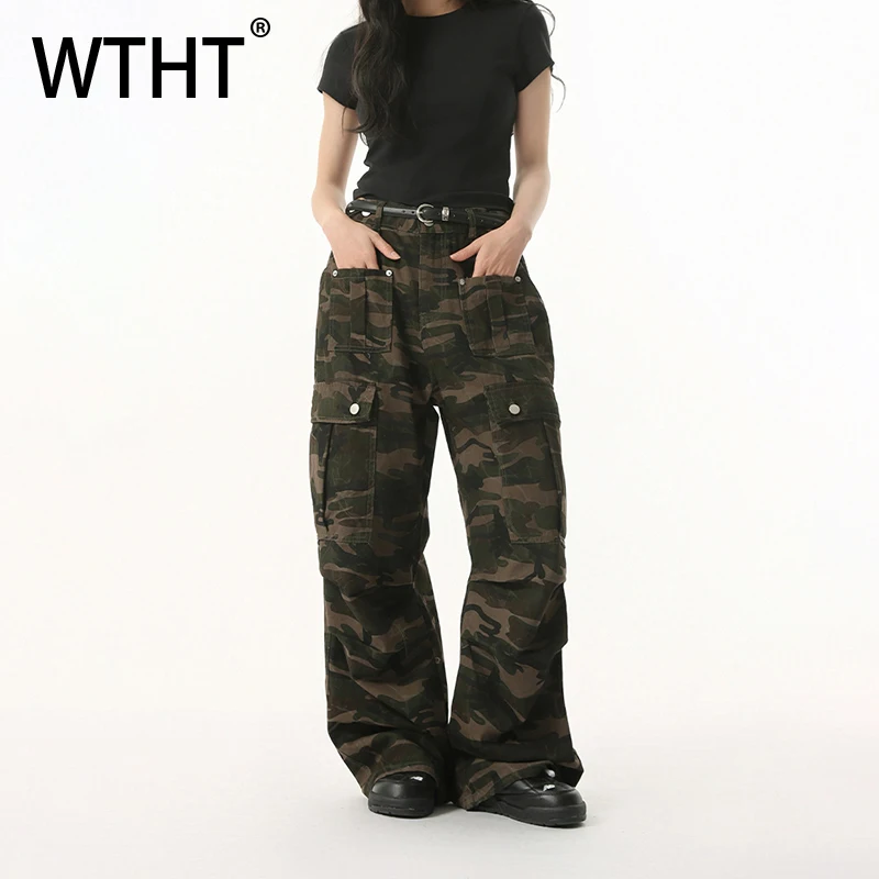WTHT Vintage Men Camouflage Spliced Pockets Design Cargo Denim Pants Fashion Summer High-waisted Loose Straight Jean Male 2A0261
WTHT Vintage Men Camouflage Spliced Pockets Design Cargo Denim Pants Fashion Summer High-waisted Loose Straight Jean Male 2A0261