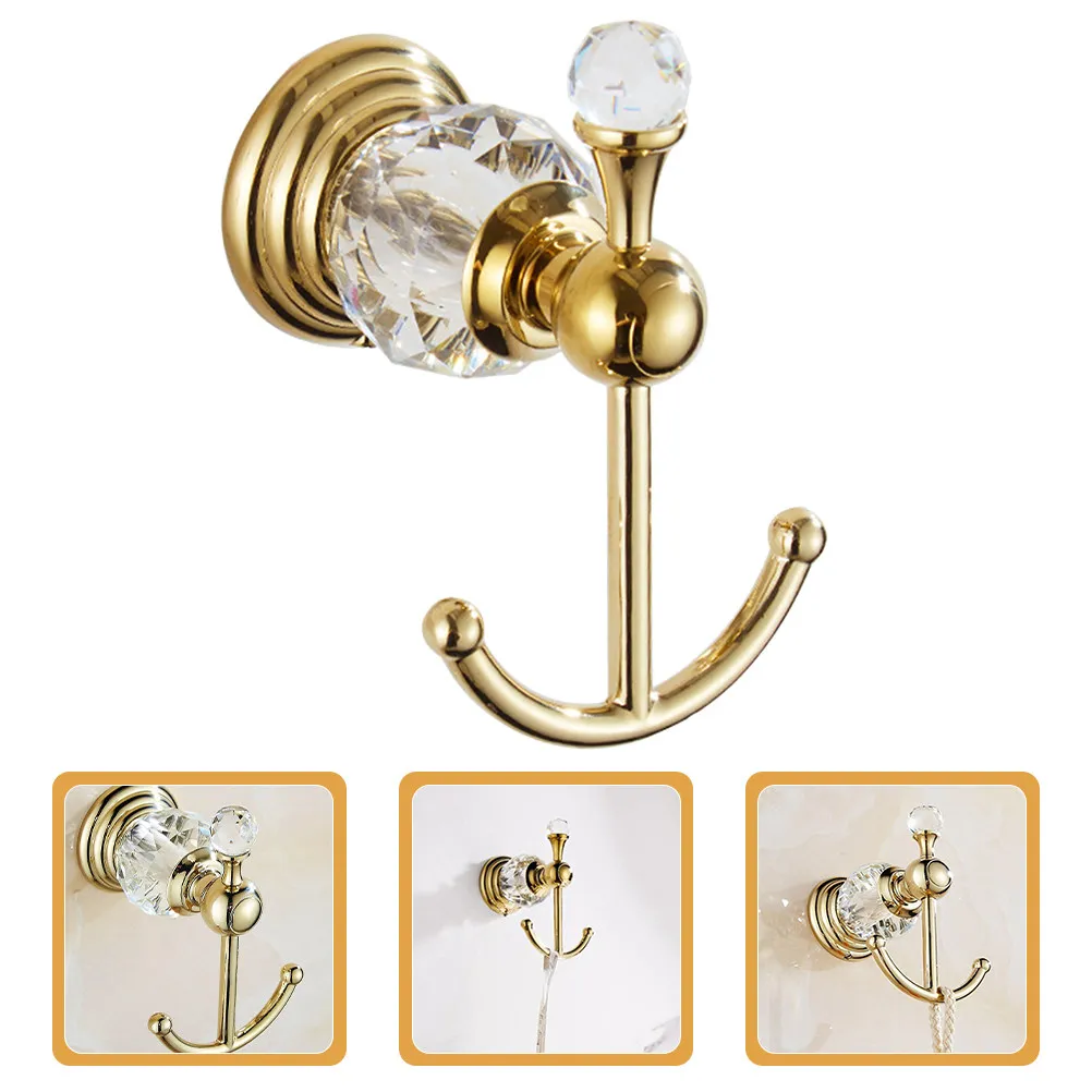 Premium Stainless Steel Towel Hook with Crystal Accent Wall Mounted Heavy Duty Rust Proof Hook for Bathroom Living Room Bedroom
Premium Stainless Steel Towel Hook with Crystal Accent Wall Mounted Heavy Duty Rust Proof Hook for Bathroom Living Room Bedroom