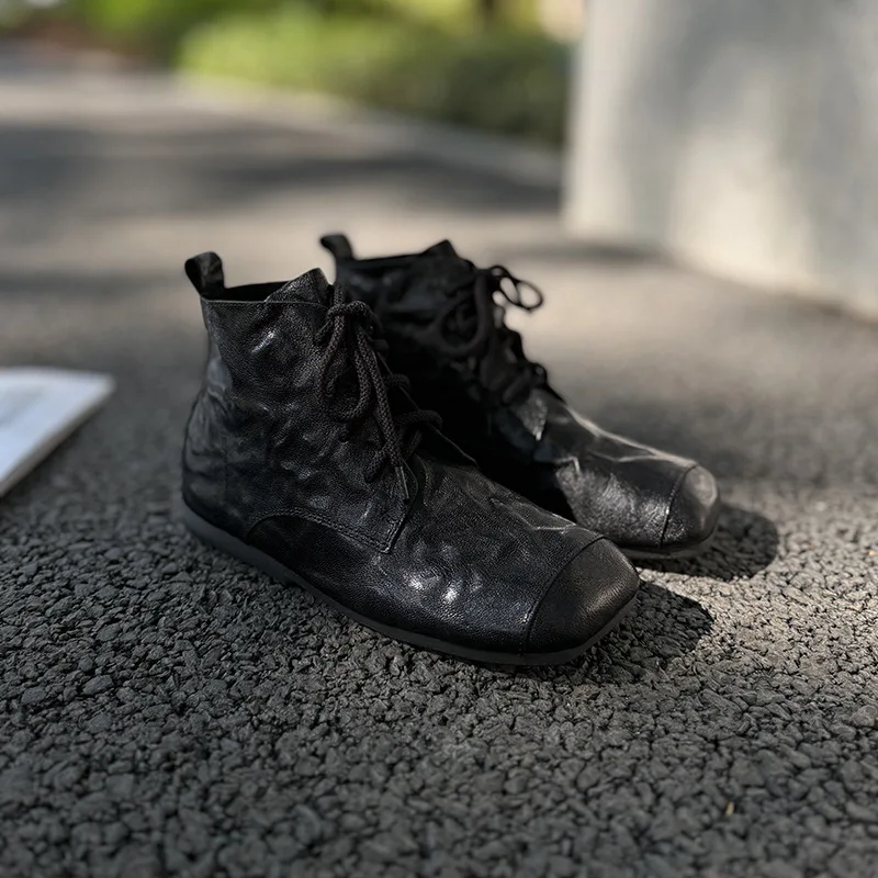 Soft Cow Leather Women's Ankle Boots Luxury Handmade Autumn British Style Daily Outdoor Fashion Breathable Casual Shoes Woman
Soft Cow Leather Women's Ankle Boots Luxury Handmade Autumn British Style Daily Outdoor Fashion Breathable Casual Shoes Woman