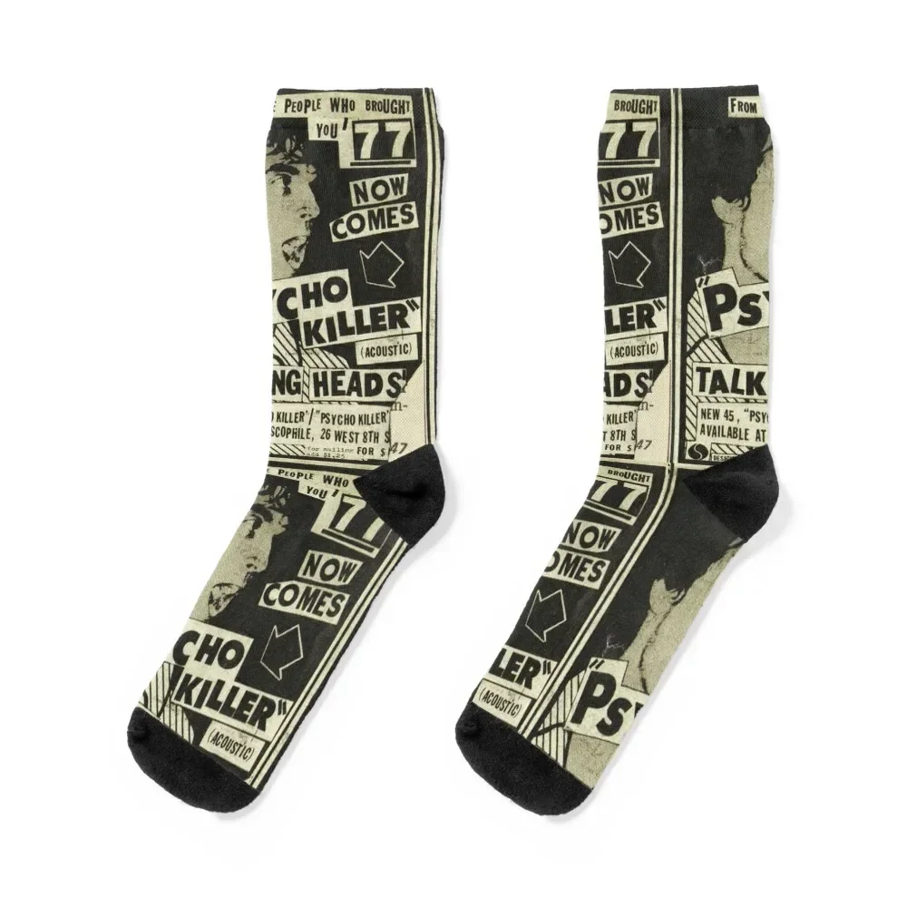 Psycho Killer - Talking Heads post-punk concert poster 1977 Socks crazy Stockings compression Boy Socks Women's
Psycho Killer - Talking Heads post-punk concert poster 1977 Socks crazy Stockings compression Boy Socks Women's