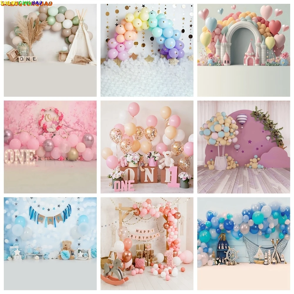 Newborn Baby Shower 1st Birthday Party Backdrop Decor Balloon Flower Floor Cake Smash Photography Background For Photo Studio
Newborn Baby Shower 1st Birthday Party Backdrop Decor Balloon Flower Floor Cake Smash Photography Background For Photo Studio