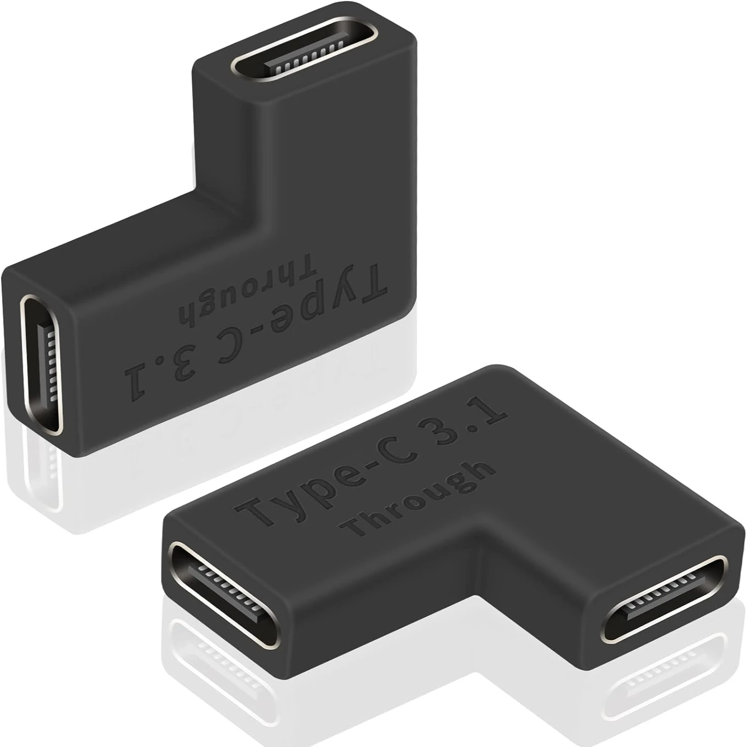Fast Charging USB Type C 3.1 Adapter Connector, 10GBbps Right Angle Female to Female Coupler, 90 Degree, Support Data Transfer f
Fast Charging USB Type C 3.1 Adapter Connector, 10GBbps Right Angle Female to Female Coupler, 90 Degree, Support Data Transfer f