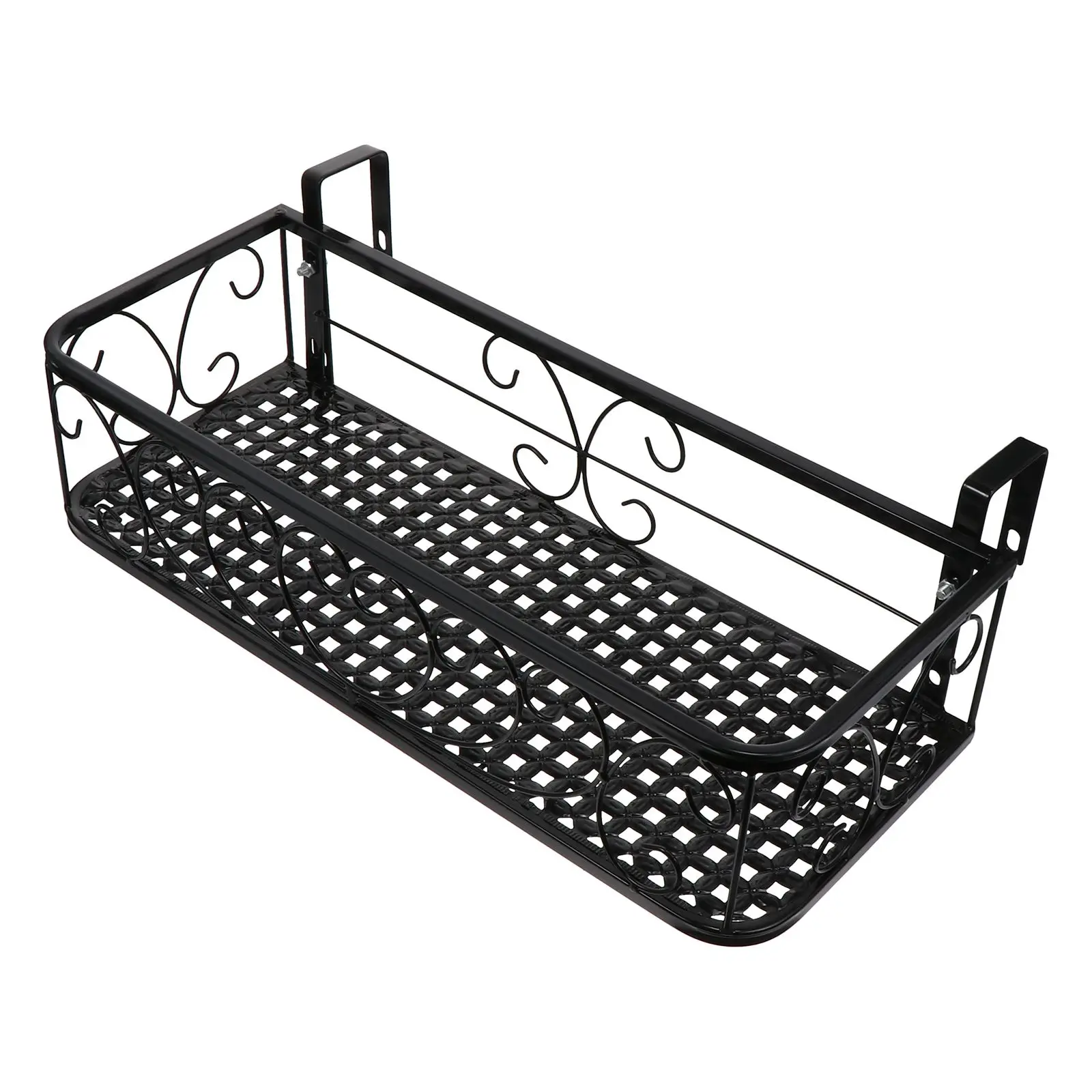 Flower Pot Hanger Balcony Plant Stand Railing Hanging Shelf Indoor Hangers Rack Planter Patio Decor Garden Metal Durable
Flower Pot Hanger Balcony Plant Stand Railing Hanging Shelf Indoor Hangers Rack Planter Patio Decor Garden Metal Durable