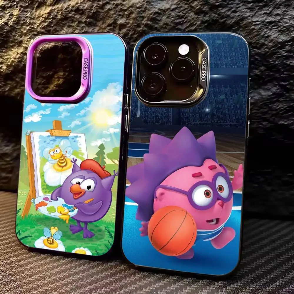 Cute G-Gogoriki Kikoriki Phone Case For iPhone17,16,15,14,13,12,11 Plus,Pro Max Colored Silver Plated Inside Cover
Cute G-Gogoriki Kikoriki Phone Case For iPhone17,16,15,14,13,12,11 Plus,Pro Max Colored Silver Plated Inside Cover