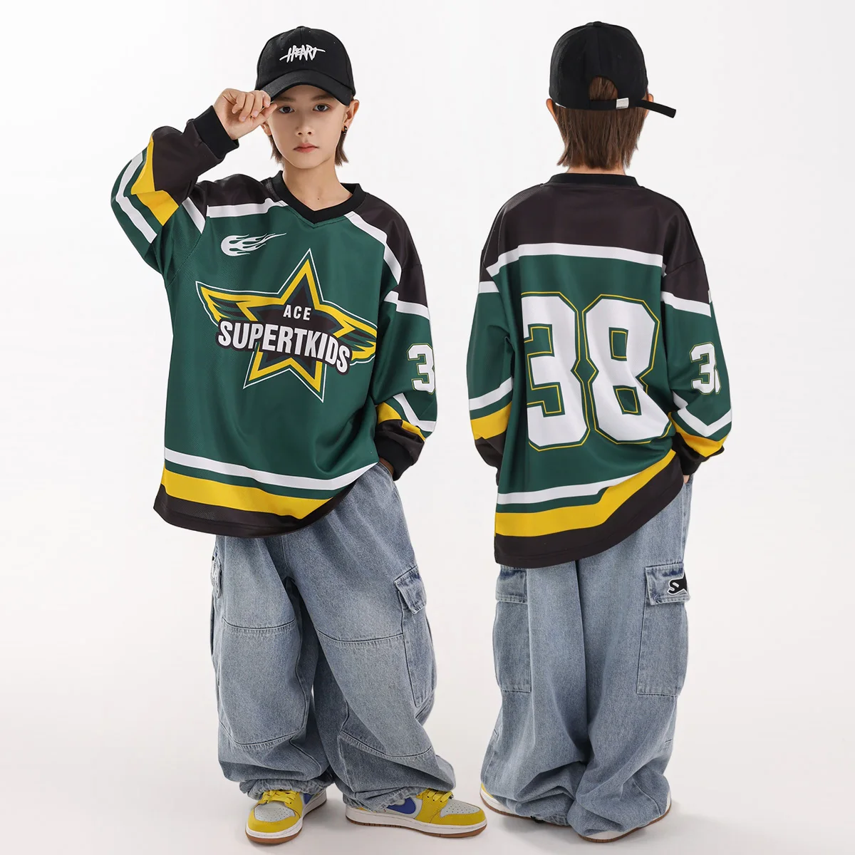 Fashion Boys Hiphop Dance Trendy Jazz Dance Practice Outfits Children Street Dance Training Costumes Street Wear DN22273
Fashion Boys Hiphop Dance Trendy Jazz Dance Practice Outfits Children Street Dance Training Costumes Street Wear DN22273