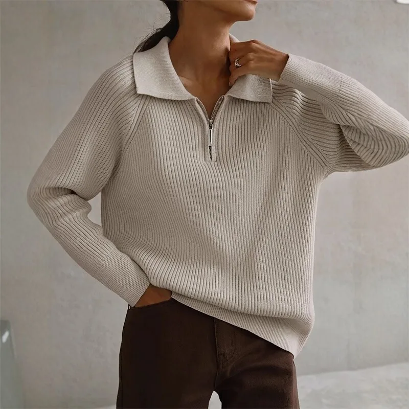 Fashionable Women's Knit Top Pullover Sweater European Style Long Sleeve Soft Medium Bright Thread Regular Fit Color
Fashionable Women's Knit Top Pullover Sweater European Style Long Sleeve Soft Medium Bright Thread Regular Fit Color