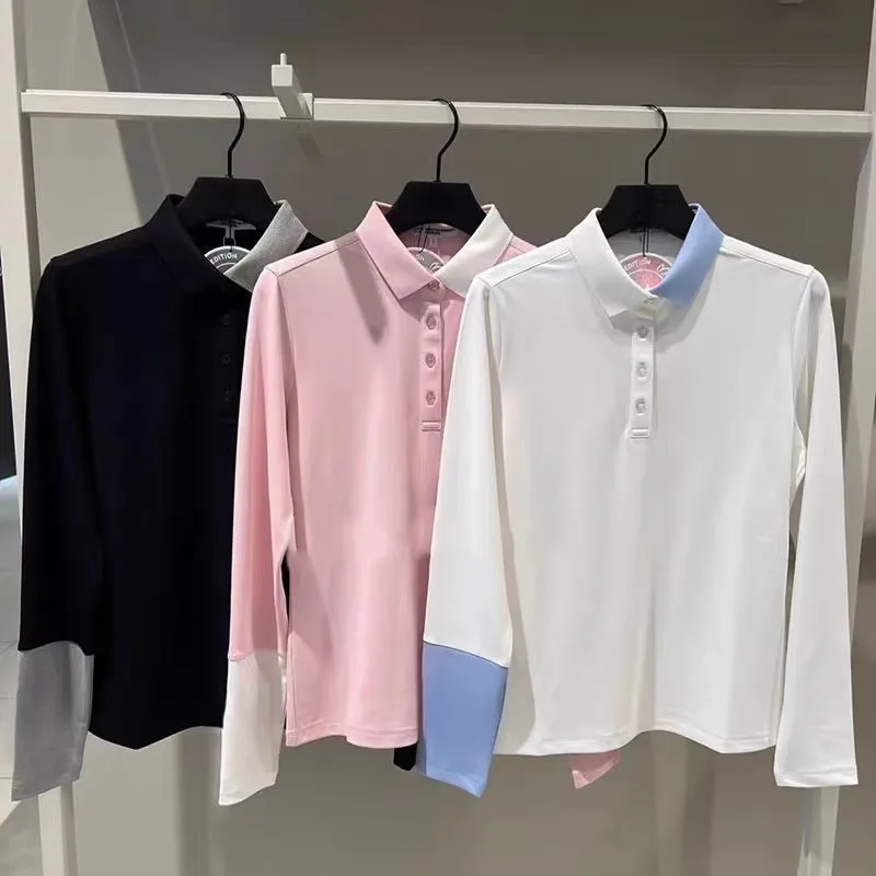 New Golf Long-Sleeve Women's Sun Protection T-Shirt: Quick-Dry, Breathable, Sporty, Fitted Top, Casual Golf Shirt
New Golf Long-Sleeve Women's Sun Protection T-Shirt: Quick-Dry, Breathable, Sporty, Fitted Top, Casual Golf Shirt