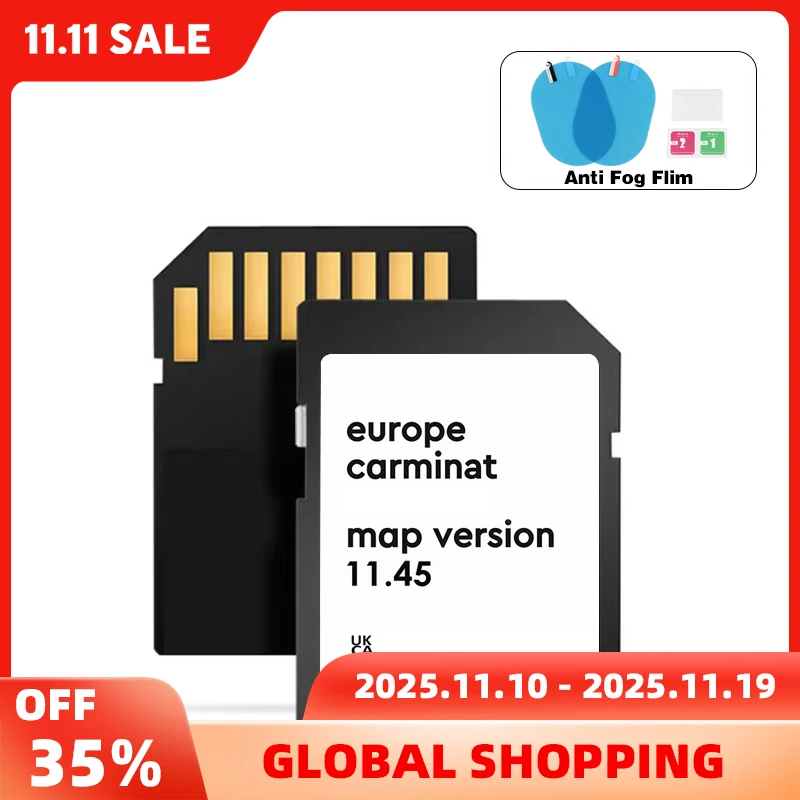 SD Card for Renault Megan Clio Laguna Scene Carminat Car 11.45 Version Europe Maps 2025 Sat Nav 8201756571 GPS Navigation 8GB
SD Card for Renault Megan Clio Laguna Scene Carminat Car 11.45 Version Europe Maps 2025 Sat Nav 8201756571 GPS Navigation 8GB