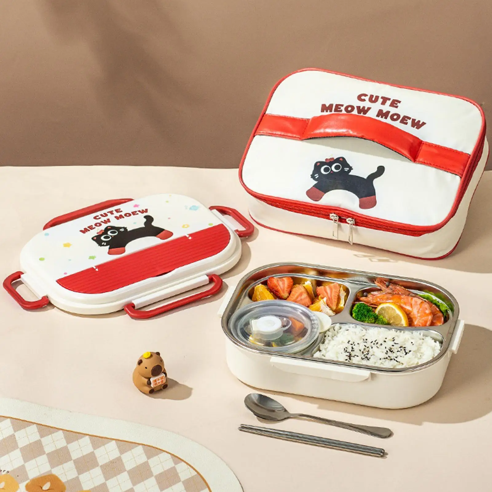 Ланч-бокс из нержавеющей стали для взрослых, 4 отделения, контейнеры для обеда для взрослых с столовыми приборами, портативное, безопасное для хранения еды в микроволновой печи
Ланч-бокс из нержавеющей стали для взрослых, 4 отделения, контейнеры для обеда для взрослых с столовыми приборами, портативное, безопасное для хранения еды в микроволновой печи