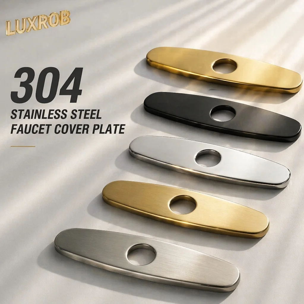 304 Stainless Steel Faucet Cover Plate 10 Inch for Kitchen & Bathroom Countertop Upgrade Home Decor
304 Stainless Steel Faucet Cover Plate 10 Inch for Kitchen & Bathroom Countertop Upgrade Home Decor