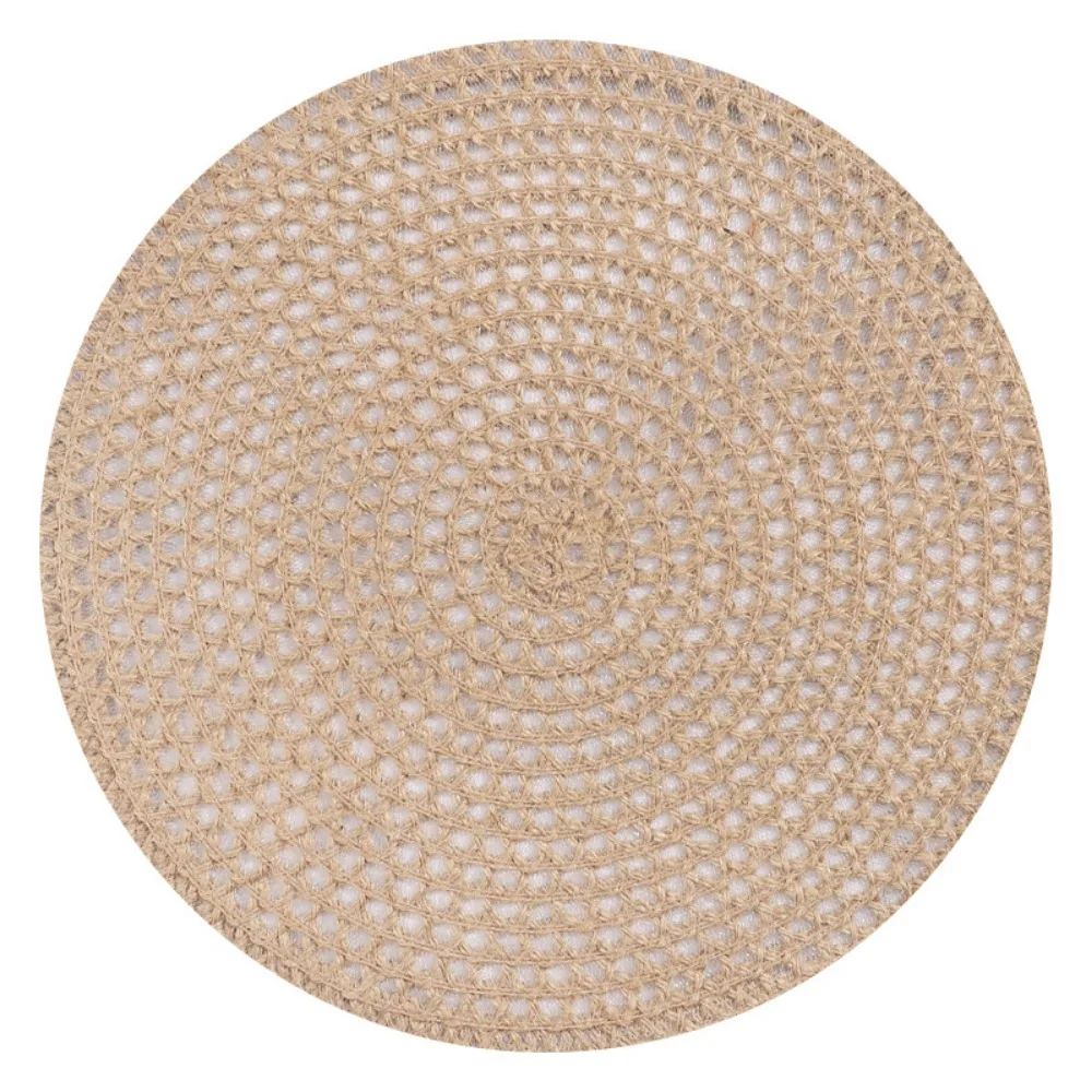 New Woven Dining Placemats Round Washable Insulation Mat Heat-resistant Boho Style Table Mat For Coffee Kitchen Dining Room
New Woven Dining Placemats Round Washable Insulation Mat Heat-resistant Boho Style Table Mat For Coffee Kitchen Dining Room