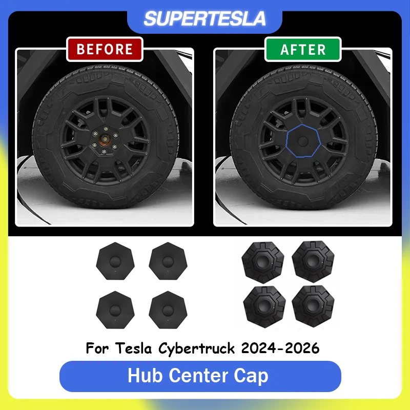 4PCS Wheel Center Caps Hub Cover For Tesla Cybertruck 2023 2024 2025 Athletic Hubcaps Wheel Covers Replacement Car Accessories
4PCS Wheel Center Caps Hub Cover For Tesla Cybertruck 2023 2024 2025 Athletic Hubcaps Wheel Covers Replacement Car Accessories