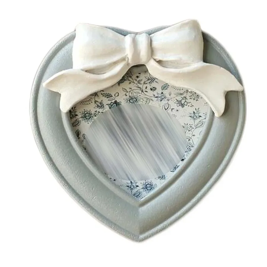Grey Heart Shape 3x4 Resin Wooden Wedding Photo Frame White Bowknot Picture Frame Display
Grey Heart Shape 3x4 Resin Wooden Wedding Photo Frame White Bowknot Picture Frame Display