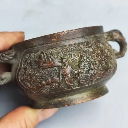 Old Objects Daming Xuande Annual Emperor Burner Elephant Binaural Incense Burner Old Goods Collection Incense Burner
Old Objects Daming Xuande Annual Emperor Burner Elephant Binaural Incense Burner Old Goods Collection Incense Burner