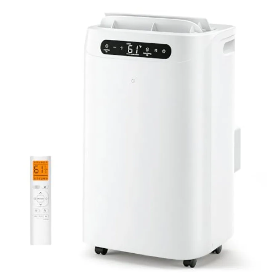 Portable air conditioner for rooms, white ABS plastic, white, 12000 BTU cooling capacity, cools up to 500 sq.ft, includes remot
Portable air conditioner for rooms, white ABS plastic, white, 12000 BTU cooling capacity, cools up to 500 sq.ft, includes remot