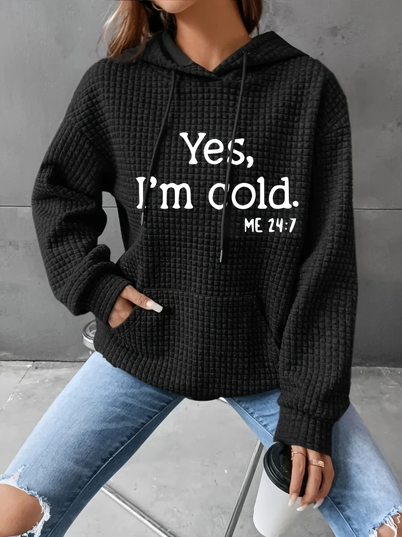 Plus size Europe and the United States spring and autumn new solid color letter hooded pocket sweatshirt
Plus size Europe and the United States spring and autumn new solid color letter hooded pocket sweatshirt