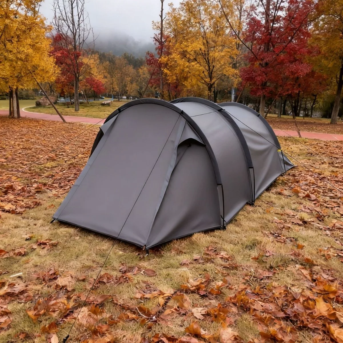 New Outdoor Beetle Tunnel Tent Large Space Multi-function Multi-person Four-season Waterproof Double Layer Camouflage Tent
New Outdoor Beetle Tunnel Tent Large Space Multi-function Multi-person Four-season Waterproof Double Layer Camouflage Tent