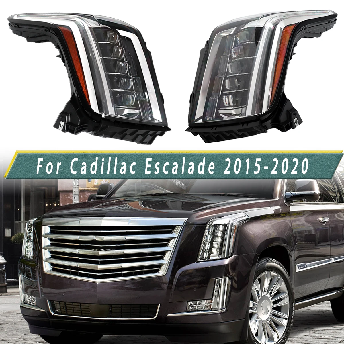 Цельный светодиодный светильник в сборе, левая или правая сторона, подходит для Cadillac Escalade 2015-2020, замена для 84216044 84216045 Magickit
Цельный светодиодный светильник в сборе, левая или правая сторона, подходит для Cadillac Escalade 2015-2020, замена для 84216044 84216045 Magickit