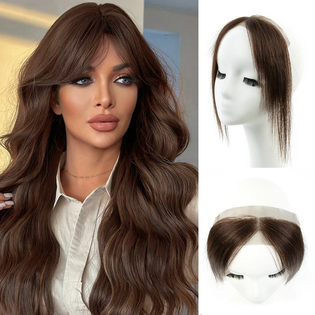Real Human Hair Bangs Lightweight Invisible Design Multi Color Options for All Face Shapes Two Ways to Wear
Real Human Hair Bangs Lightweight Invisible Design Multi Color Options for All Face Shapes Two Ways to Wear