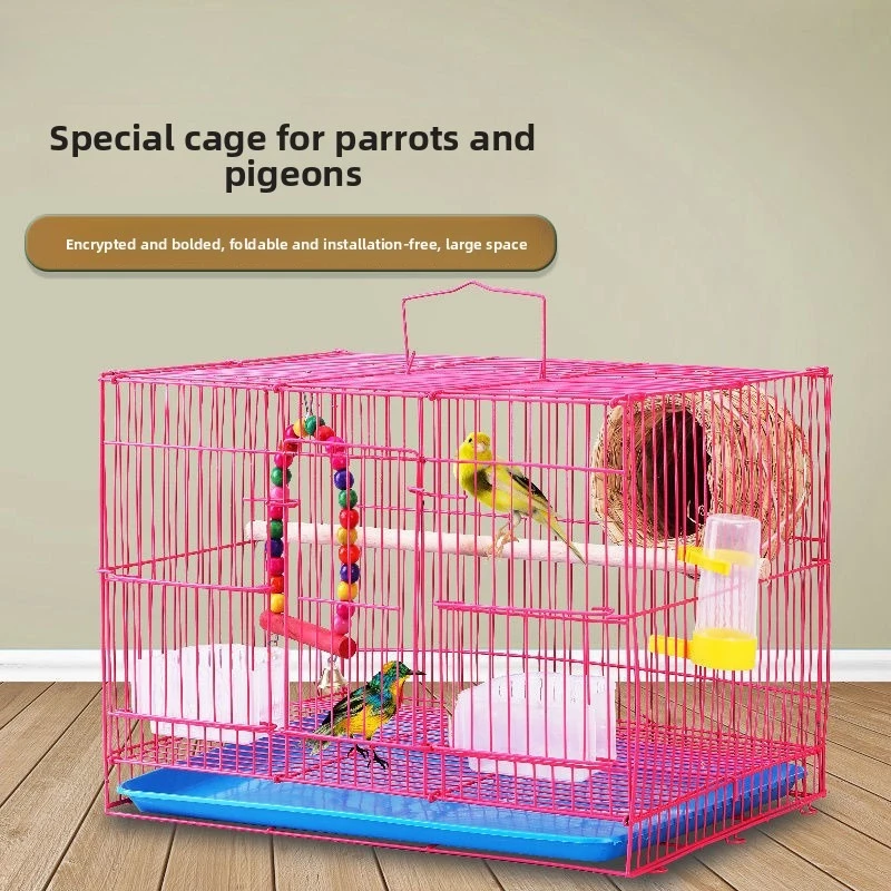 Large Capacity Bird Cage for Parrot Canary Pigeon Lovebird Household Metal Large Luxurious Villa Style Bird Nest Bird Cage
Large Capacity Bird Cage for Parrot Canary Pigeon Lovebird Household Metal Large Luxurious Villa Style Bird Nest Bird Cage