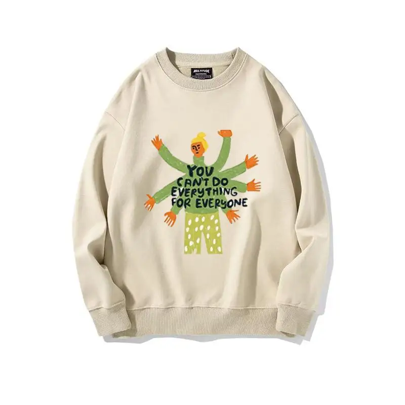 Good Stuff Song Jia American Retro Cartoon Fce round Ne Sweatirt ex Celebri Clothes Trendy Youth Casual Long Sve
Good Stuff Song Jia American Retro Cartoon Fce round Ne Sweatirt ex Celebri Clothes Trendy Youth Casual Long Sve