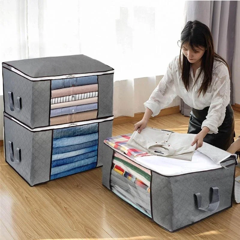 Foldable Bag Clothes Organizer Waterproof Oxford Clear Window Clothing Wardrobe Organizer Non Woven Box
Foldable Bag Clothes Organizer Waterproof Oxford Clear Window Clothing Wardrobe Organizer Non Woven Box