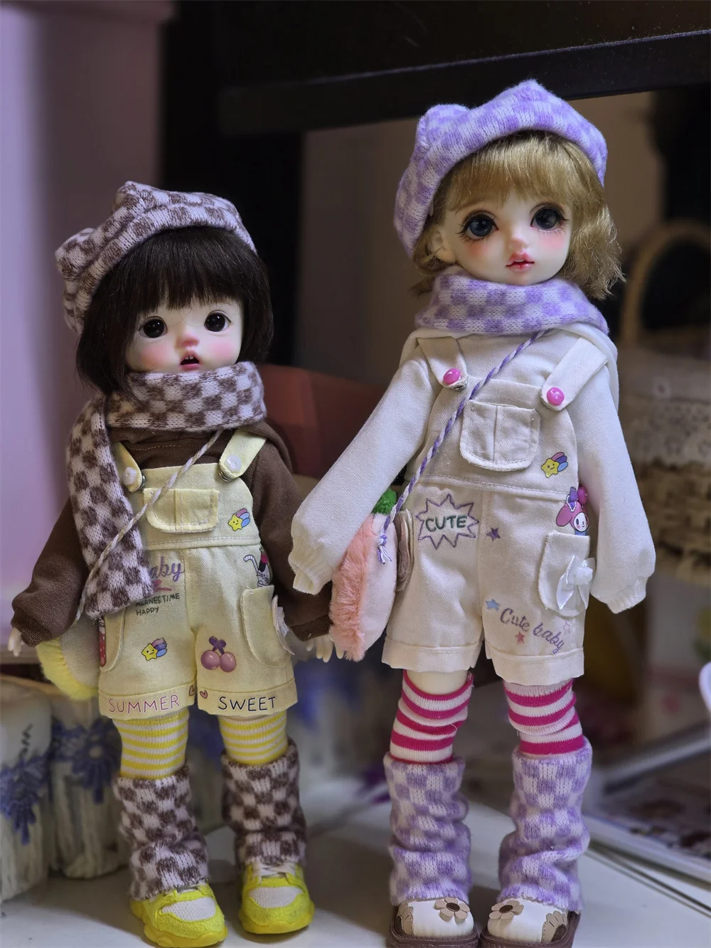 BJD doll clothes suitable for 1/4 1/5 1/6 size Cute late autumn clothes set doll accessories (6 points)
BJD doll clothes suitable for 1/4 1/5 1/6 size Cute late autumn clothes set doll accessories (6 points)