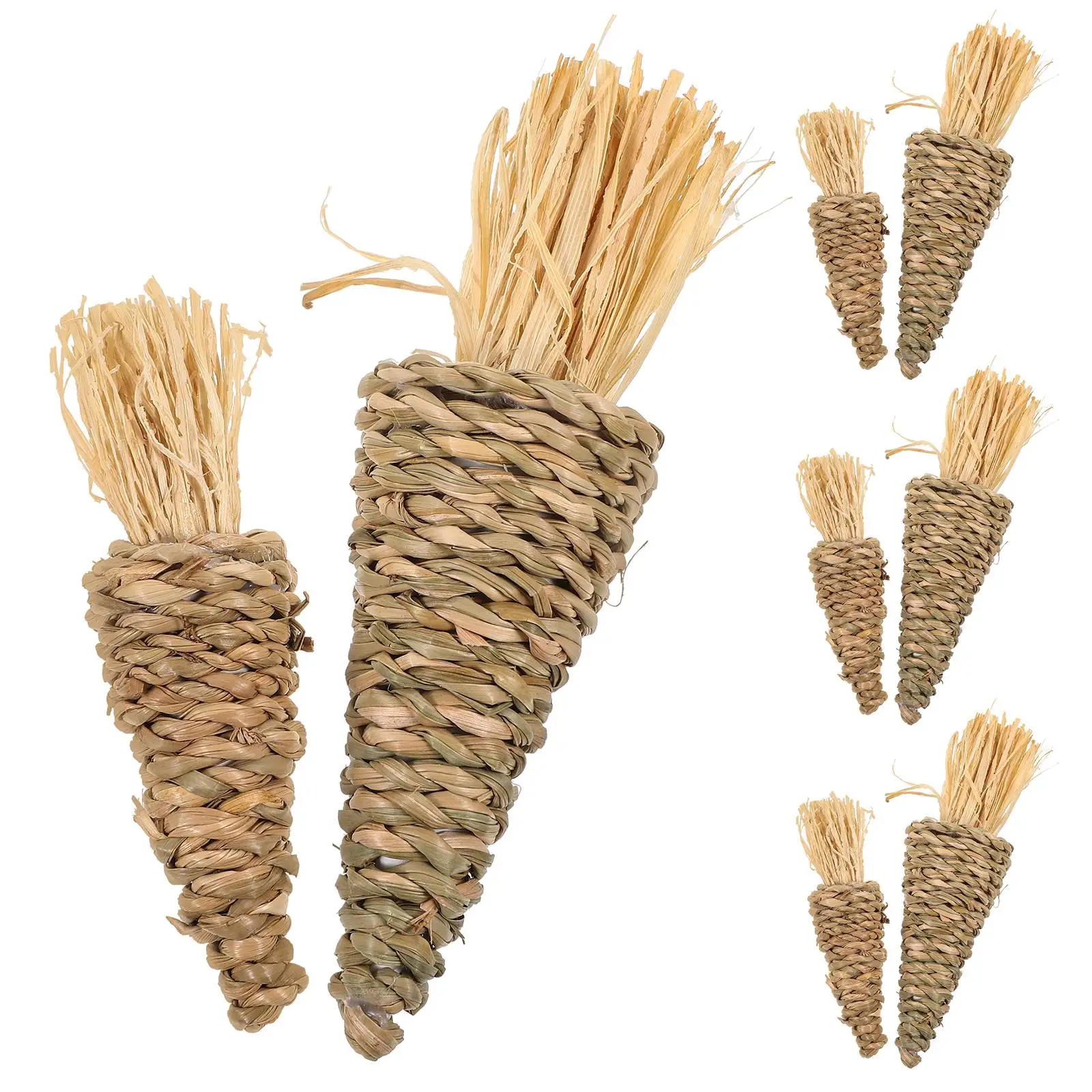 8 Pcs Straw Carrot Pendant Carrots Ornaments Manual Easter Woven Hanging Decor Decors Decorations
8 Pcs Straw Carrot Pendant Carrots Ornaments Manual Easter Woven Hanging Decor Decors Decorations