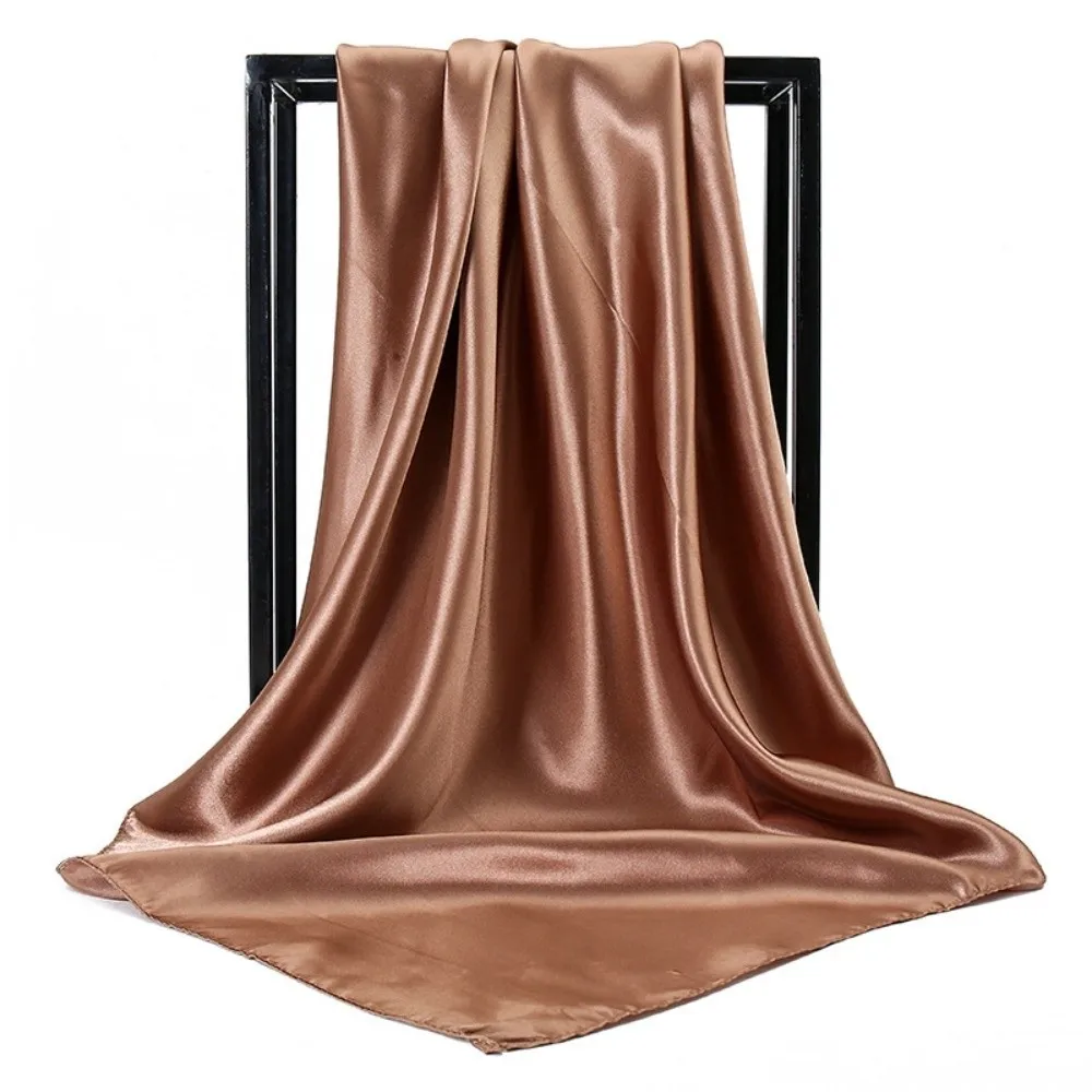 New 90cm Head Scarf Solid Color Square Scarf Shawl Decorative Satin Paisley Hijab Women's Fashion
New 90cm Head Scarf Solid Color Square Scarf Shawl Decorative Satin Paisley Hijab Women's Fashion