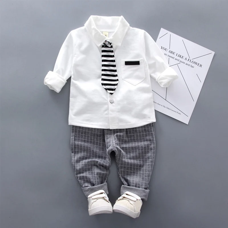 Baby Clothes Set for Boys Cotton Soft Children Shirt Plaid Pants Casual Toddlers Tracksuit Kids Boy Outfits for Party
Baby Clothes Set for Boys Cotton Soft Children Shirt Plaid Pants Casual Toddlers Tracksuit Kids Boy Outfits for Party