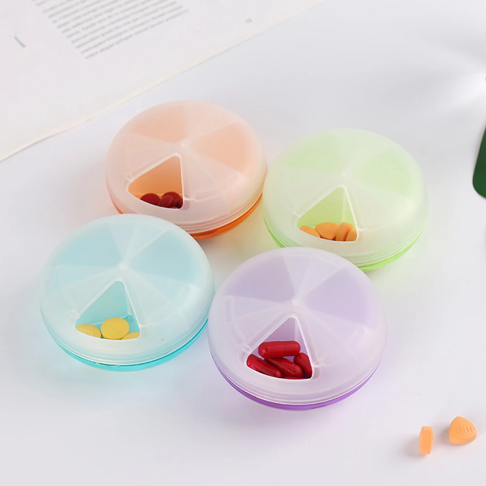 Portable Circular 3-grids Medicine Box Transparent Storage Pill Box Independent Pill Box Carry-on Storage Case Easy to Take
Portable Circular 3-grids Medicine Box Transparent Storage Pill Box Independent Pill Box Carry-on Storage Case Easy to Take