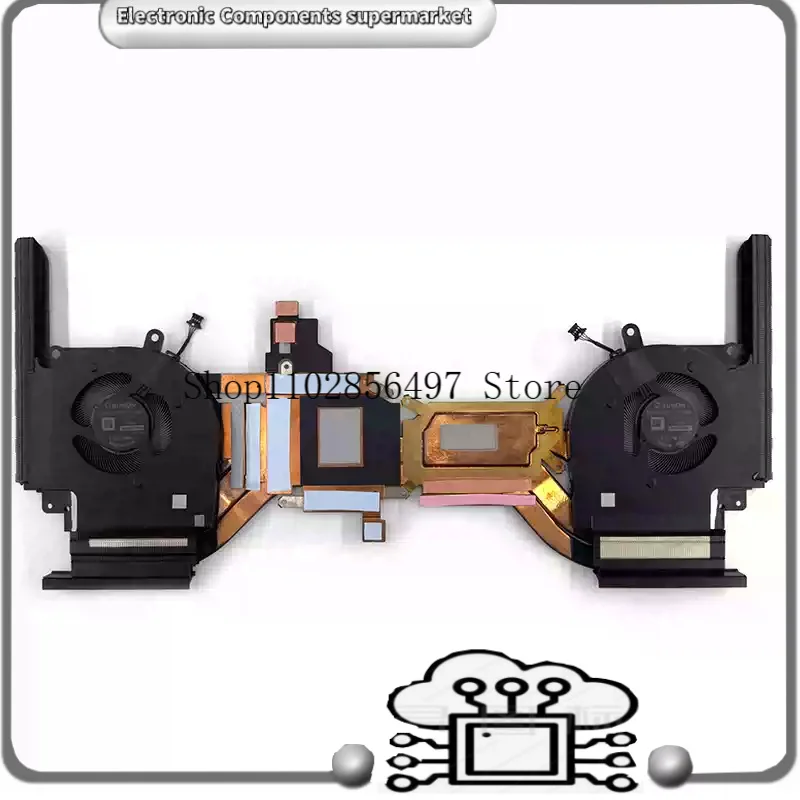 For DELL Alienware X17 R2 CPU GPU Cooling Fan Heatsink Module 015Y2R Brand New OEM Thermal Assembly