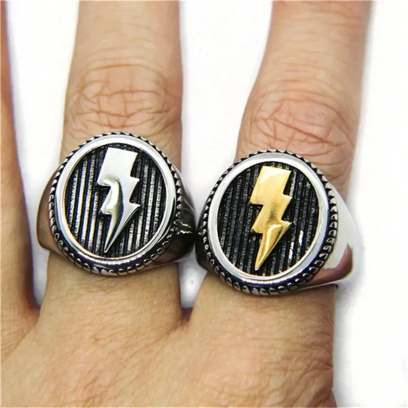 Fashion Lightning Ring Personalized Hip Hop Trendy Nightclub Stainless Steel Man Rings Sizes 7-12
Fashion Lightning Ring Personalized Hip Hop Trendy Nightclub Stainless Steel Man Rings Sizes 7-12