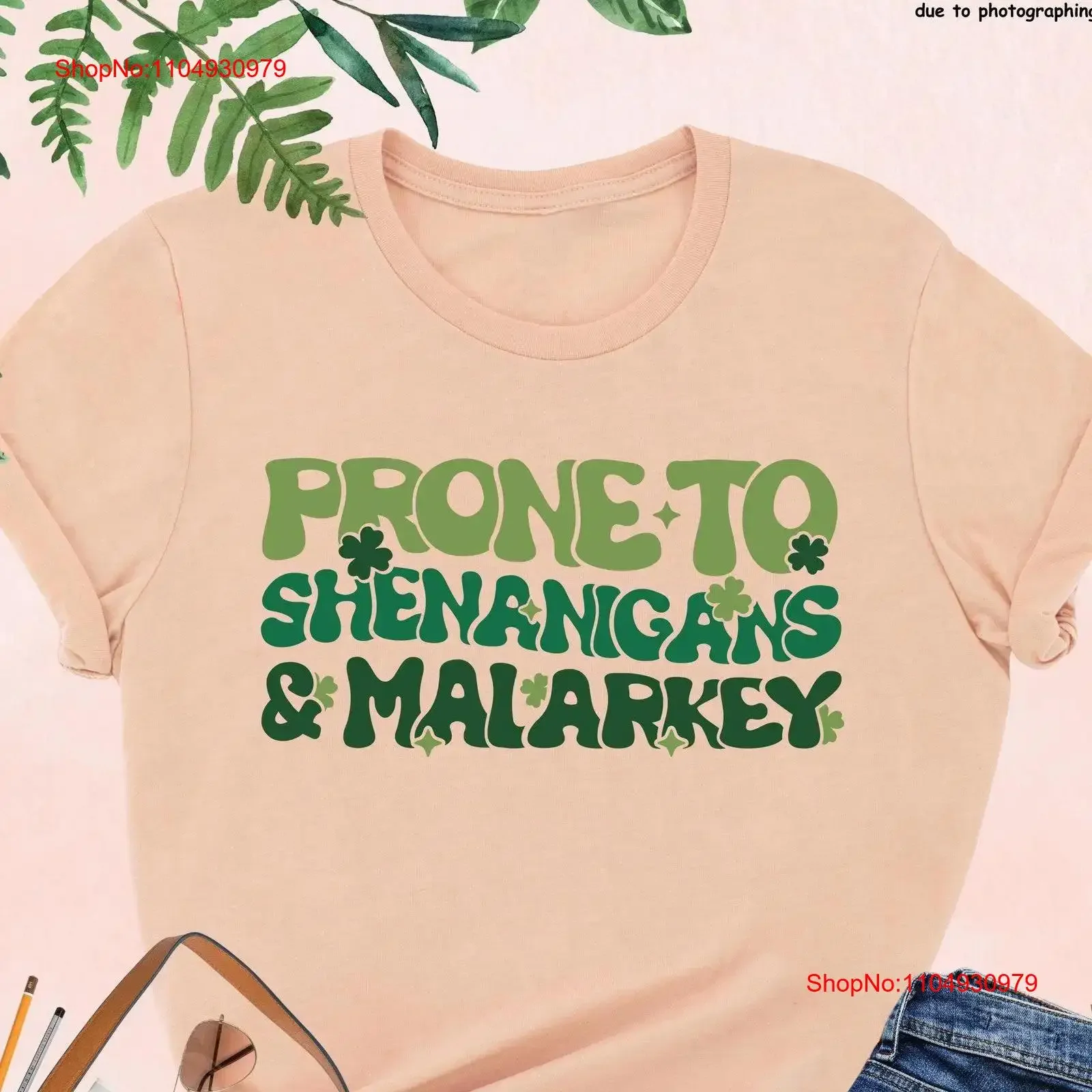 Prone to Shenanigans and Malarkey T Shirt Funny St Patricks Day Pattys Irish for vintage Washed graphic Stretched Casual 
Prone to Shenanigans and Malarkey T Shirt Funny St Patricks Day Pattys Irish for vintage Washed graphic Stretched Casual
