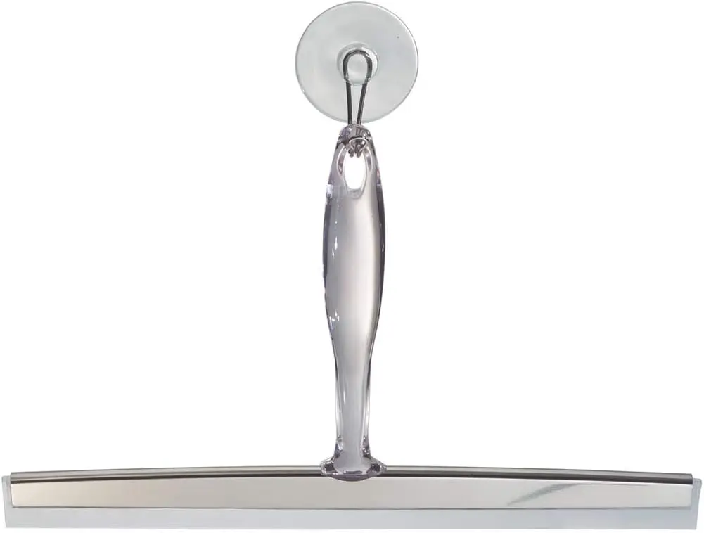 Bathroom Squeegee for Shower, Glass, Mirrors & Floors, 12 Inches, with Suction Hook, Clear & Stainless Steel
Bathroom Squeegee for Shower, Glass, Mirrors & Floors, 12 Inches, with Suction Hook, Clear & Stainless Steel