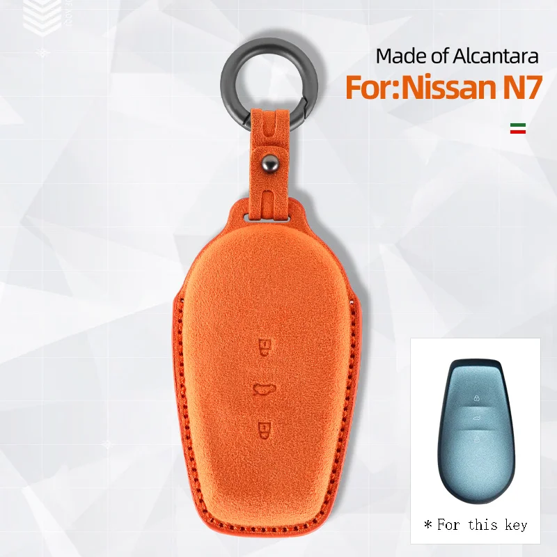 Alcantara Suede key bag box For Nissan N7 new 2025 Male and female car remote control protective case key chain accessories
Alcantara Suede key bag box For Nissan N7 new 2025 Male and female car remote control protective case key chain accessories