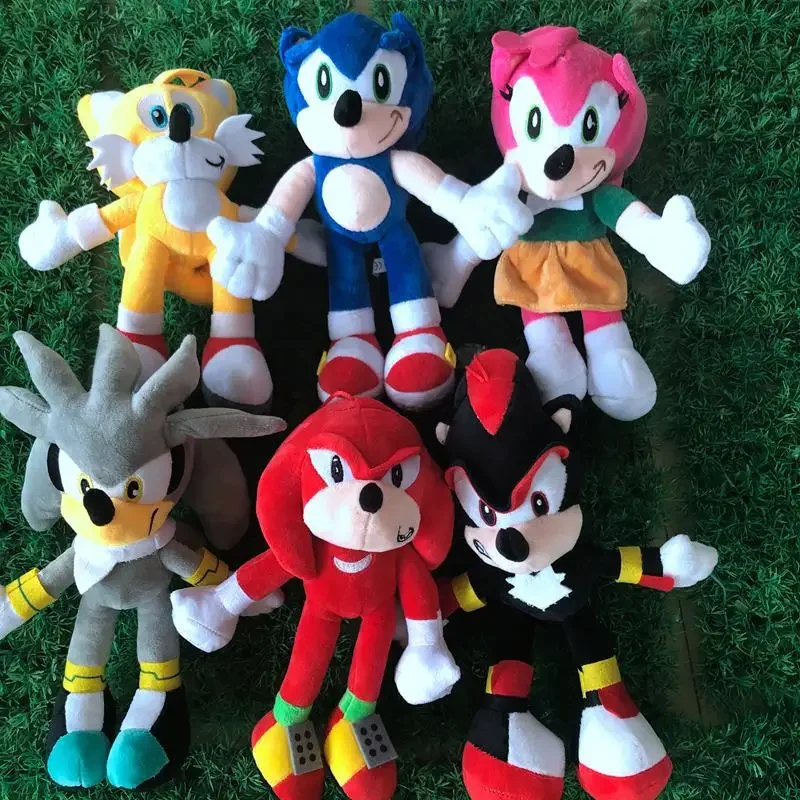 Hot 30CM High Quality Sonic Plush Toy Hedgehog Knuckles Tails Cute Cartoon Soft Stuffed Doll Birthday Gift for Children
Hot 30CM High Quality Sonic Plush Toy Hedgehog Knuckles Tails Cute Cartoon Soft Stuffed Doll Birthday Gift for Children