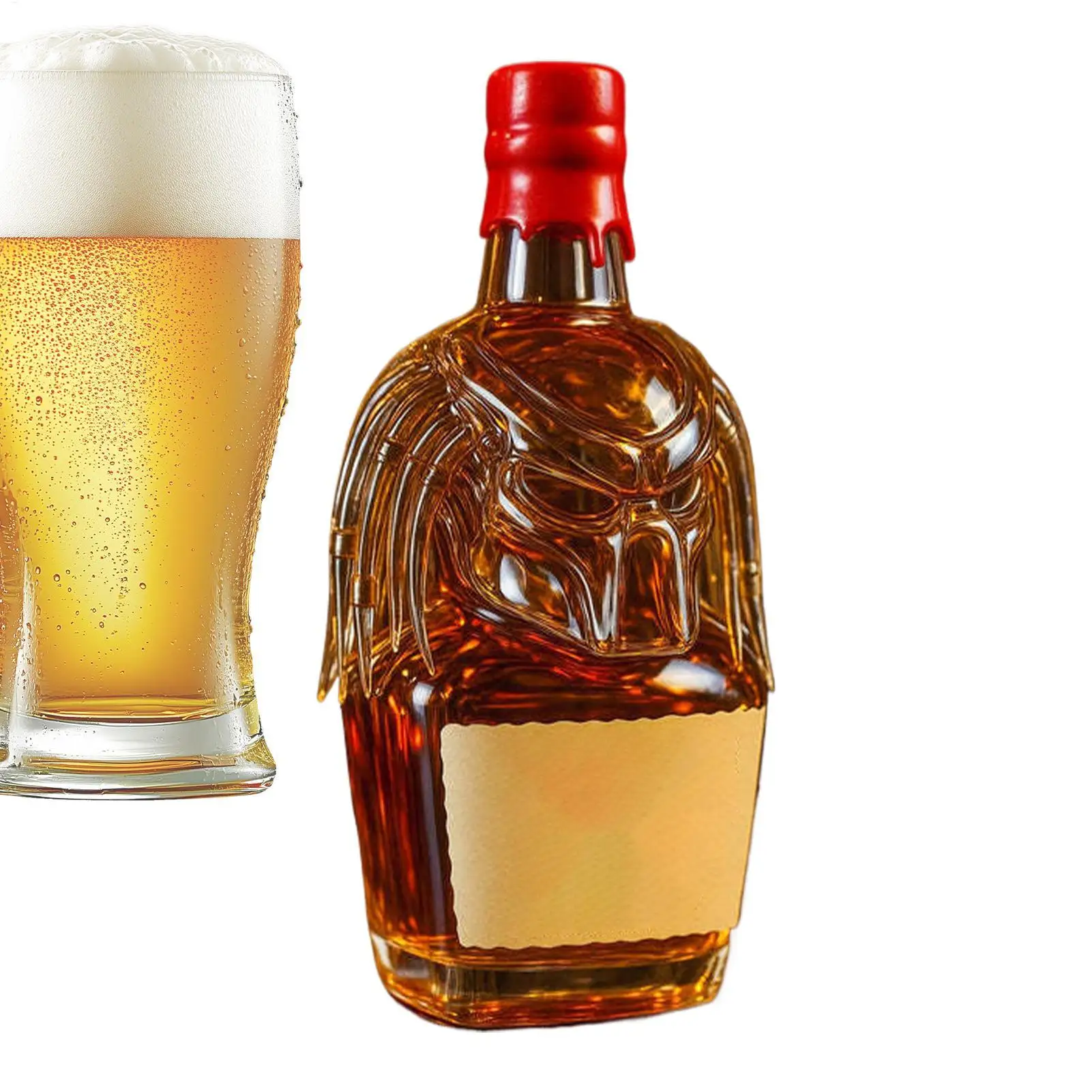 Glass Liquor Bottle 300ml Alcohol Bottles For Liquor Airtight Lid 3D Design Empty Container For Wine Beverages Home Cellar
Glass Liquor Bottle 300ml Alcohol Bottles For Liquor Airtight Lid 3D Design Empty Container For Wine Beverages Home Cellar