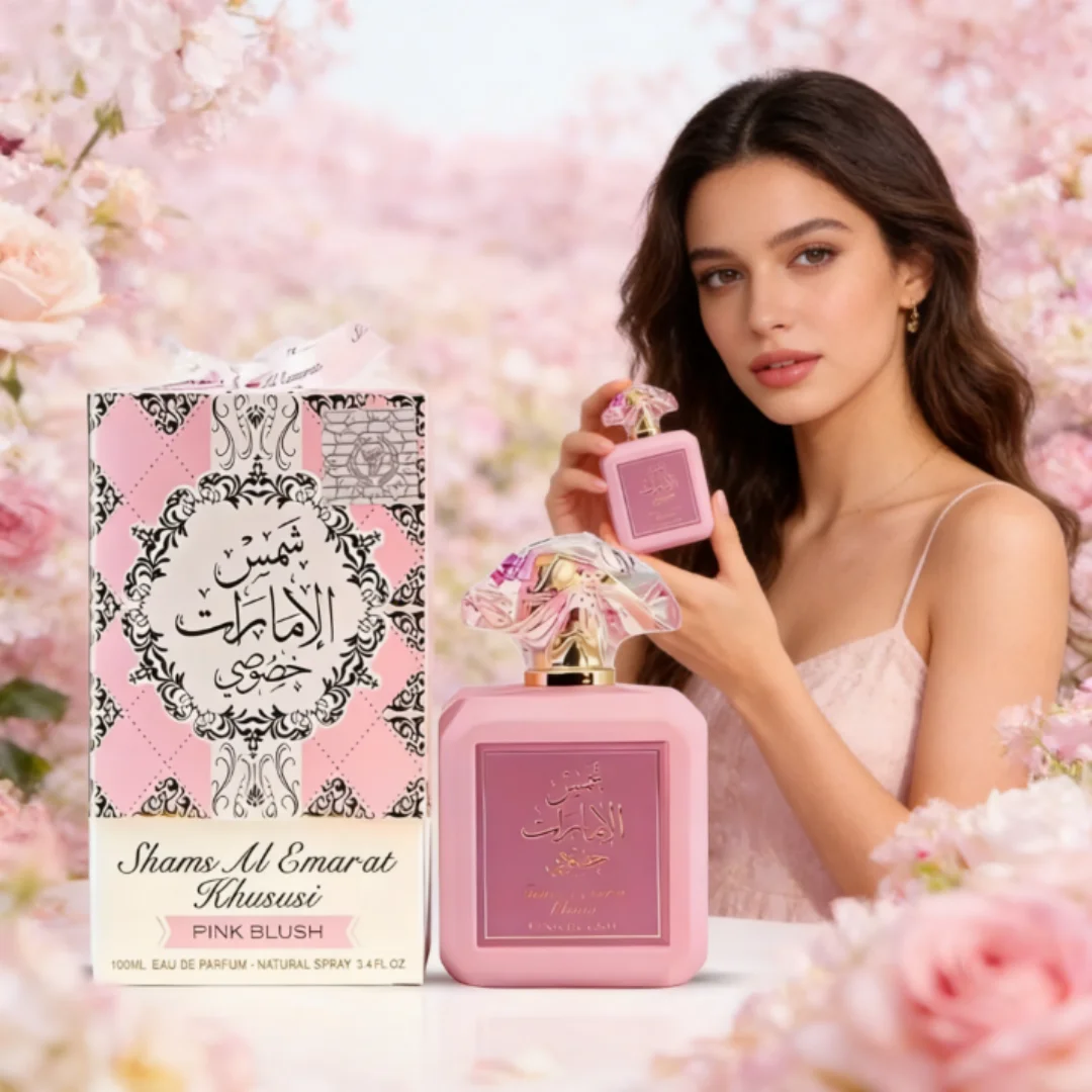 PINK BLUSH PERFUME | 100ml Experience the captivating essence of Pink Blush, an arabic perfume for women that exudes sweetness
PINK BLUSH PERFUME | 100ml Experience the captivating essence of Pink Blush, an arabic perfume for women that exudes sweetness