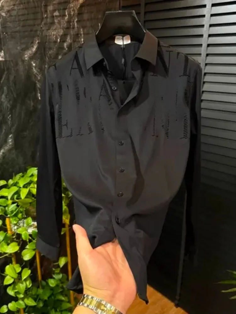 Повседневная мужская одежда Fall Faion высокого качества Long Sve irt Ele, легкая, роскошная, модная, для молодых мужчин 922
Повседневная мужская одежда Fall Faion высокого качества Long Sve irt Ele, легкая, роскошная, модная, для молодых мужчин 922